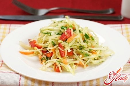 salads with sweet pepper