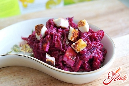 beetroot salad with additives