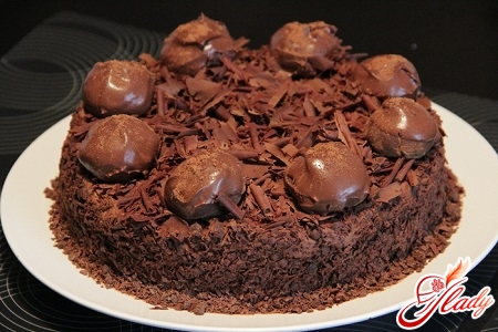 шоколадний торт трюфель