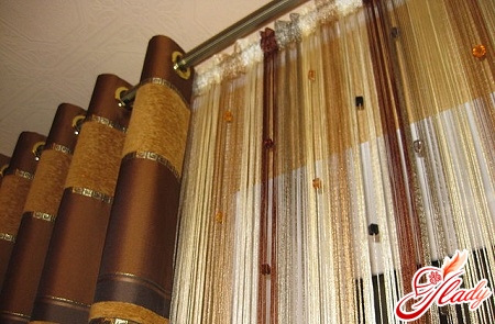 beautiful curtains on the eyelets