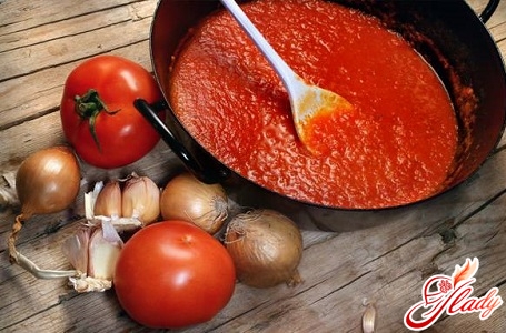 sauce for spaghetti from a tomato