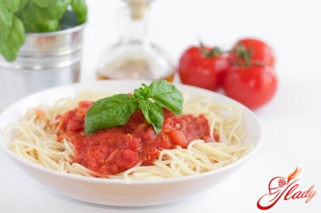 соус для спагетті з помідор