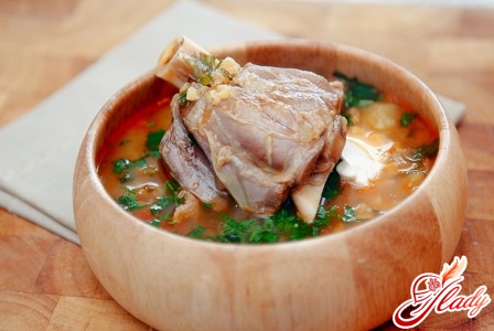 soup with lamb