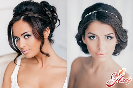 fashionable wedding hairstyle with your own hands