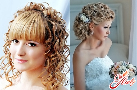 жіночі весільні зачіски для середніх волосся