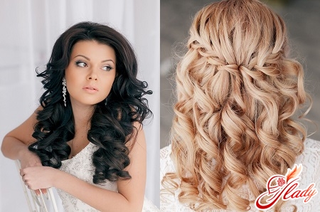 wedding hairstyles with flowing hair