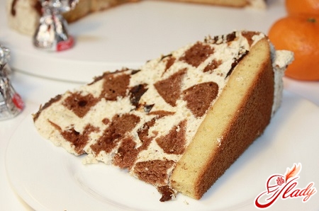 cake with tender cream