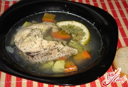 pike soup with a simple recipe