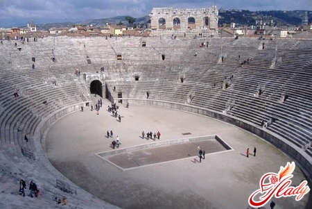 the Roman arena
