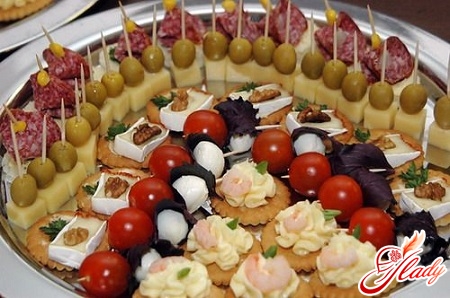 appetizers for a festive table